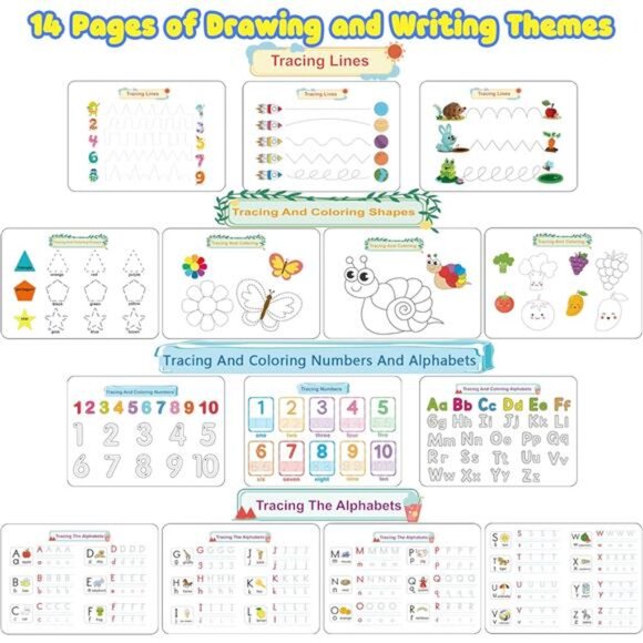 Huijing Montessori Preschool Learning Activities Newest 29 Themes Busy Book - - Picture 3 of 7
